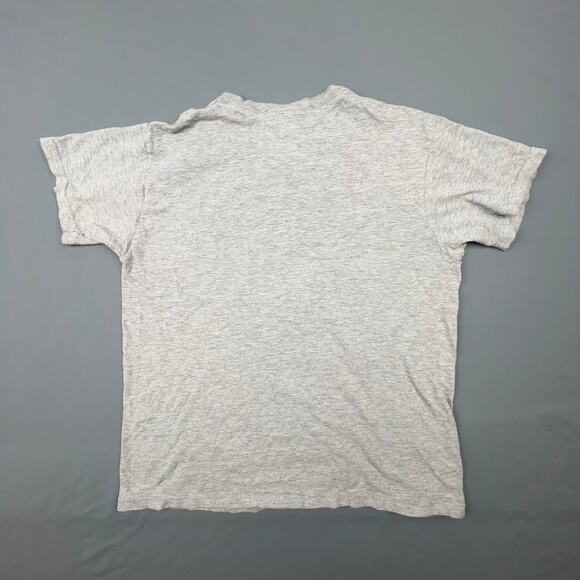 Vintage Nike Gray Tag Tee Youth Medium 90s Distressed Made in USA Logo Shirt - Picture 2 of 9